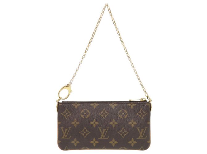 Borsa Louis Vuitton Pochette Mira MM Marrone Monogramma - vista 2