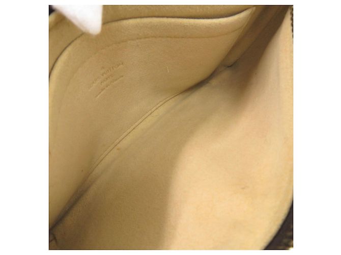 Borsa Louis Vuitton Pochette Mira MM Marrone Monogramma - vista 4