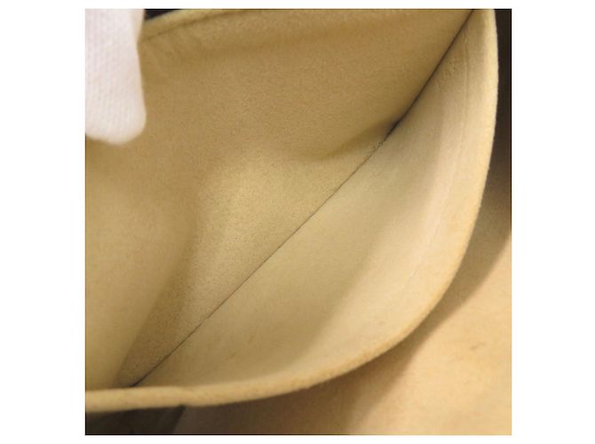 Borsa Louis Vuitton Pochette Mira MM Marrone Monogramma - vista 5