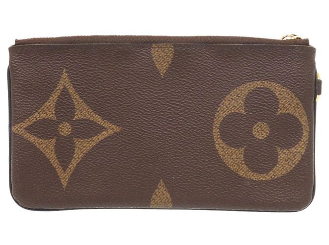 Pochette Trio Monogram Louis Vuitton Borsa pochette Marrone Monogramma - vista 2