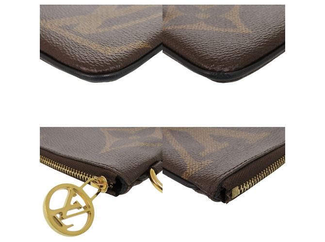 Pochette Trio Monogram Louis Vuitton Borsa pochette Marrone Monogramma - vista 3