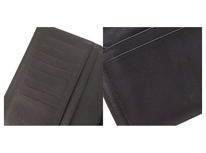 Cartera larga Chanel Boy Coco Mark de piel de cordero Negro - vista 10