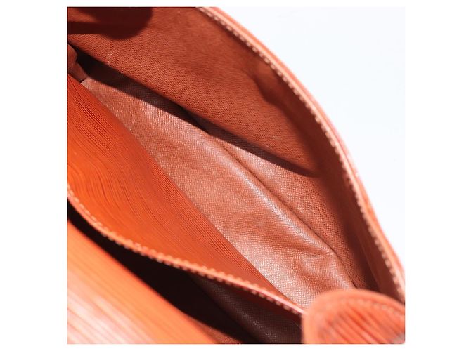 LOUIS VUITTON Epi Cartouchiere MM Borsa a Spalla Marrone M52243 LV Auth bs35803 - vista 24