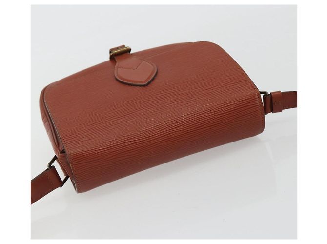 LOUIS VUITTON Epi Cartouchiere MM Borsa a Spalla Marrone M52243 LV Auth bs35803 - vista 6