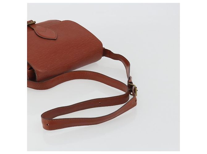 LOUIS VUITTON Epi Cartouchiere MM Borsa a Spalla Marrone M52243 LV Auth bs35803 - vista 7