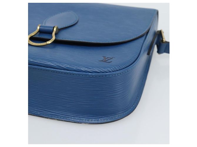 LOUIS VUITTON Epi Saint Cloud GM Shoulder Bag Toledo Blue M52195 LV Auth ep15054 - vista 14