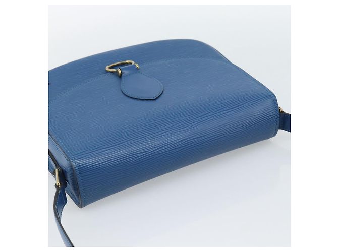 LOUIS VUITTON Epi Saint Cloud GM Shoulder Bag Toledo Blue M52195 LV Auth ep15054 - vista 6