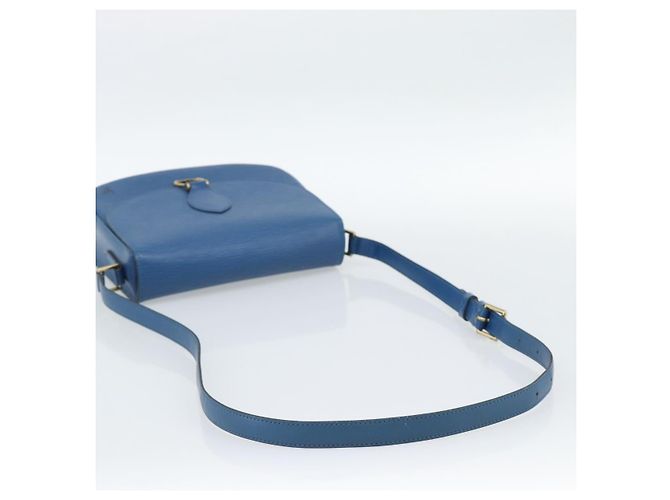 LOUIS VUITTON Epi Saint Cloud GM Shoulder Bag Toledo Blue M52195 LV Auth ep15054 - vista 7