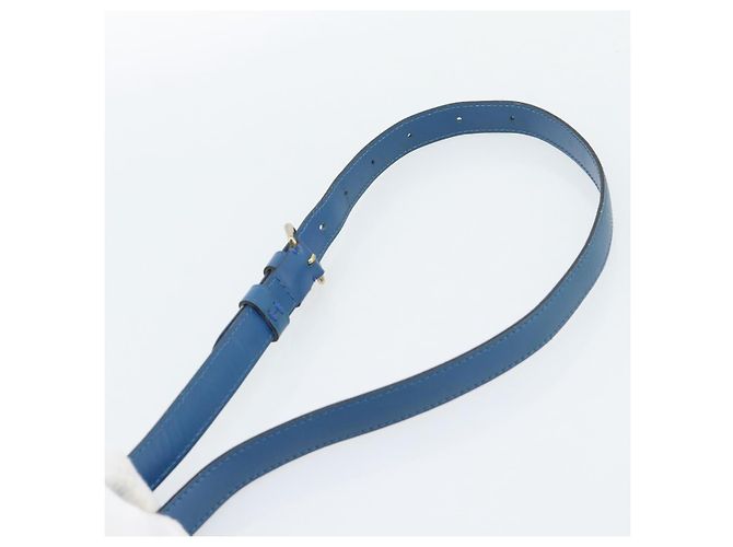 LOUIS VUITTON Epi Saint Cloud GM Shoulder Bag Toledo Blue M52195 LV Auth ep15054 - vista 8