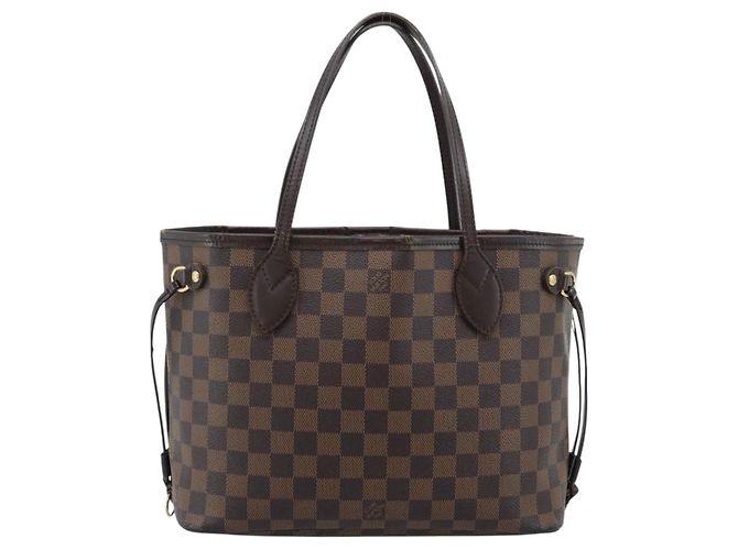 LOUIS VUITTON Damier Ebene Neverfull PM Tote Bag N51109 LV Auth 189782 - vista 13