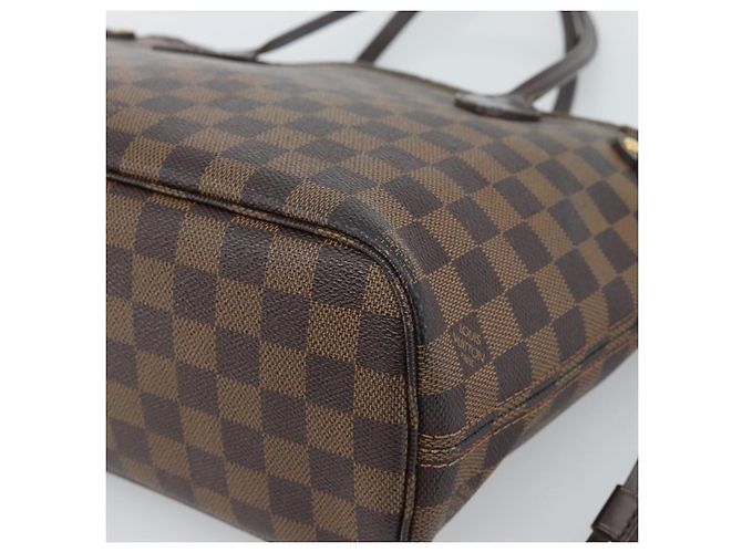 LOUIS VUITTON Damier Ebene Neverfull PM Tote Bag N51109 LV Auth 189782 - vista 17