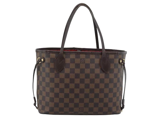 LOUIS VUITTON Damier Ebene Neverfull PM Tote Bag N51109 LV Auth 189782 - vista 2