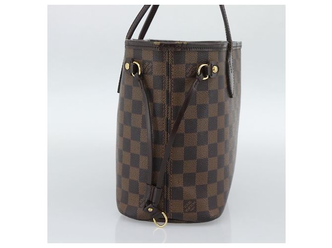 LOUIS VUITTON Damier Ebene Neverfull PM Tote Bag N51109 LV Auth 189782 - vista 3