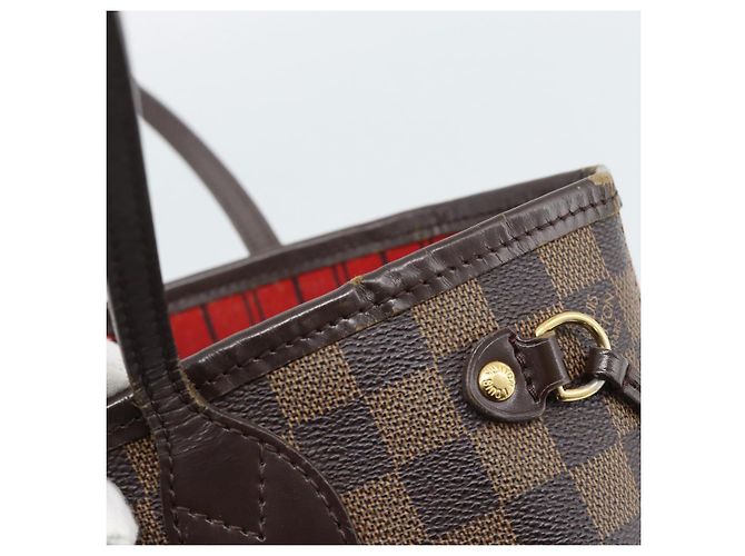 LOUIS VUITTON Damier Ebene Neverfull PM Tote Bag N51109 LV Auth 189782 - vista 8