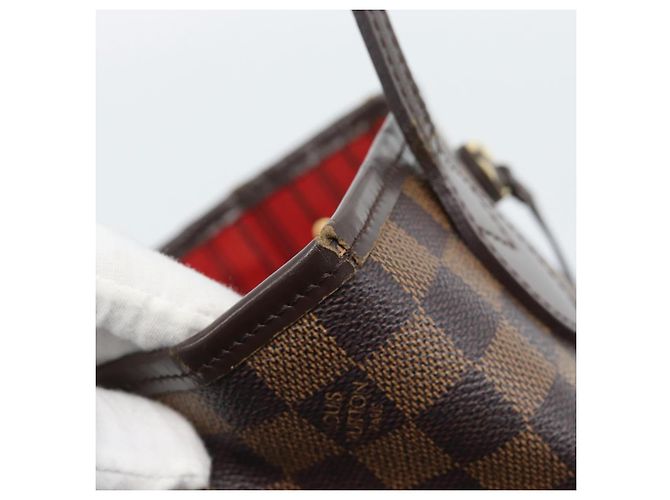 LOUIS VUITTON Damier Ebene Neverfull PM Tote Bag N51109 LV Auth 189782 - vista 9