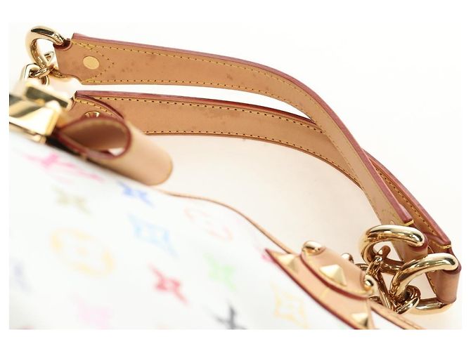 LOUIS VUITTON Borsa Tote Monogram Multicolor Annie GM White M40303 Auth BA13672SAV Bianco - vista 14