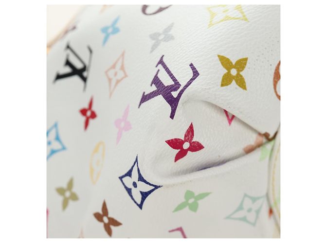 LOUIS VUITTON Borsa Tote Monogram Multicolor Annie GM White M40303 Auth BA13672SAV Bianco - vista 16