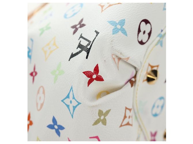 LOUIS VUITTON Borsa Tote Monogram Multicolor Annie GM White M40303 Auth BA13672SAV Bianco - vista 18