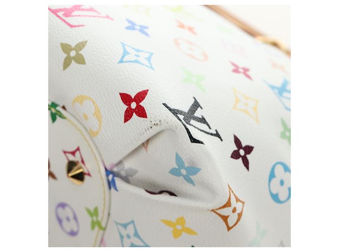 LOUIS VUITTON Borsa Tote Monogram Multicolor Annie GM White M40303 Auth BA13672SAV Bianco - vista 19