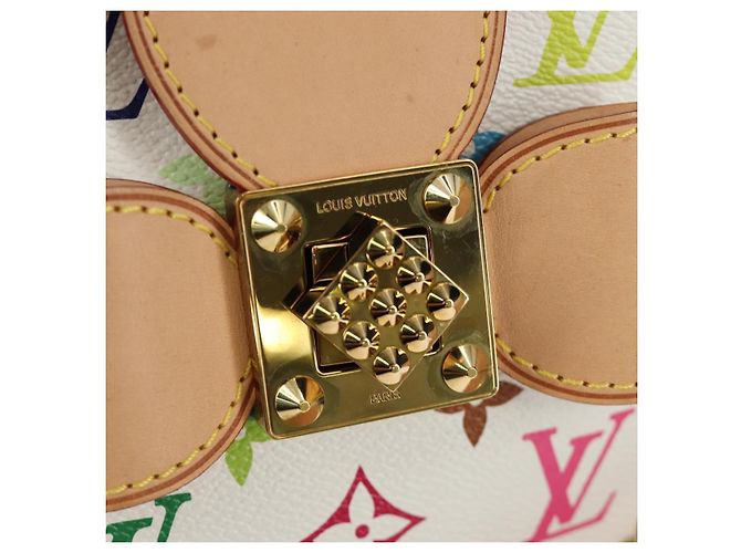 LOUIS VUITTON Borsa Tote Monogram Multicolor Annie GM White M40303 Auth BA13672SAV Bianco - vista 20
