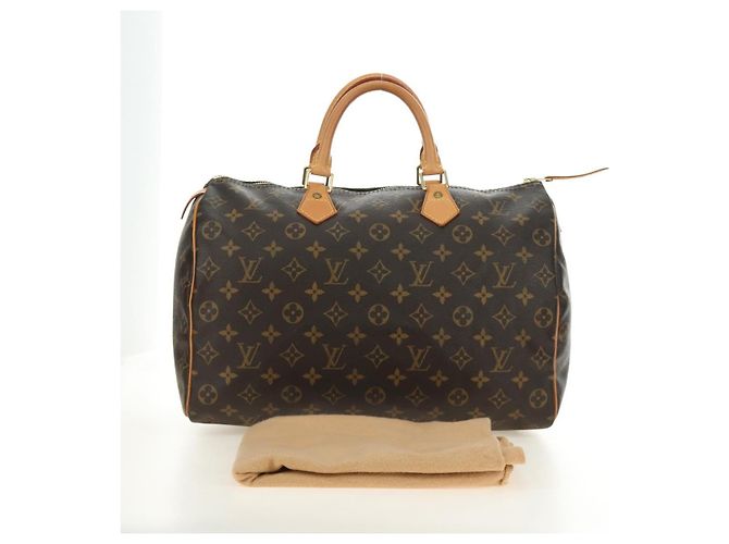 LOUIS VUITTON Borsa Monogram Speedy 35 M41524 LV Auth am12014V Monogramma - vista 12
