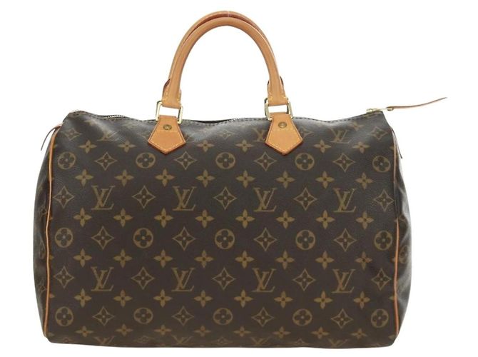 LOUIS VUITTON Borsa Monogram Speedy 35 M41524 LV Auth am12014V Monogramma - vista 13