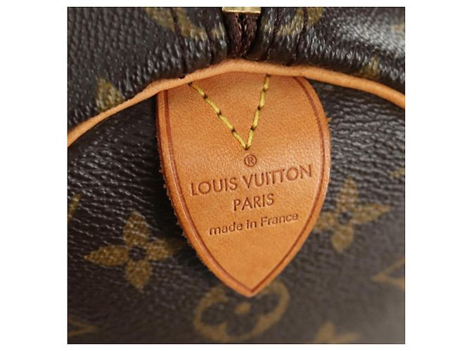 LOUIS VUITTON Borsa Monogram Speedy 35 M41524 LV Auth am12014V Monogramma - vista 18