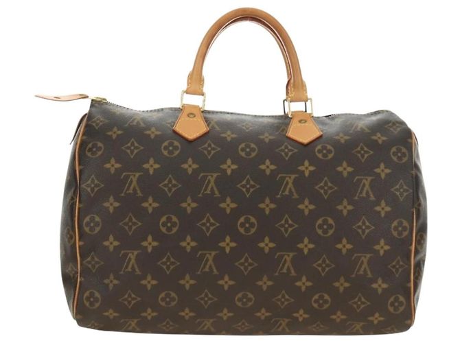 LOUIS VUITTON Borsa Monogram Speedy 35 M41524 LV Auth am12014V Monogramma - vista 2
