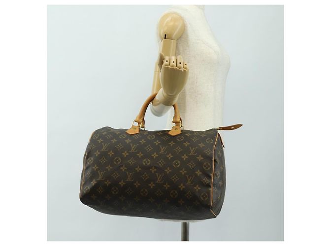 LOUIS VUITTON Borsa Monogram Speedy 35 M41524 LV Auth am12014V Monogramma - vista 22