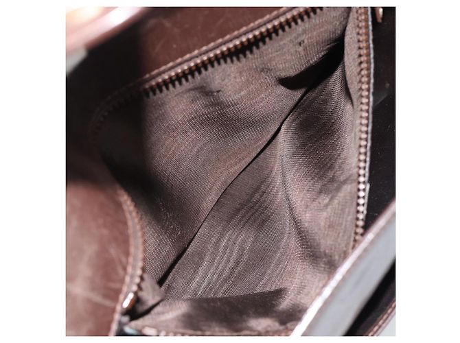 Céline Borsa CELINE in pelle marrone oro Auth 188288 D'oro - vista 11
