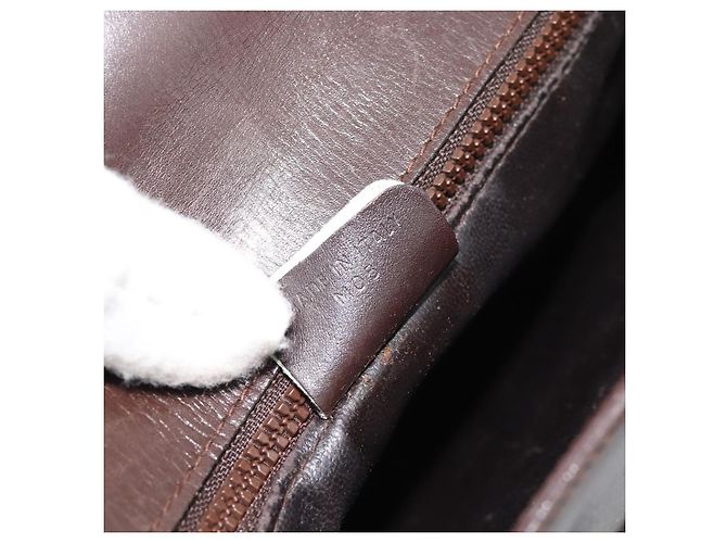 Céline Borsa CELINE in pelle marrone oro Auth 188288 D'oro - vista 12