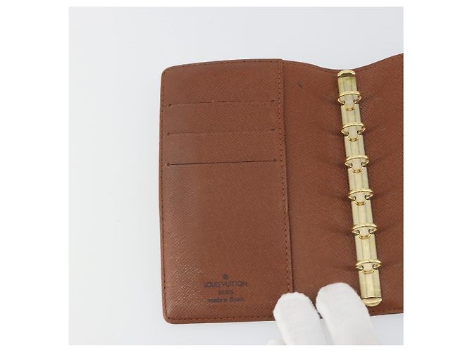 LOUIS VUITTON Monogram Agenda PM Day Planner Cover R20005 LV Auth 189642 Monograma - vista 19