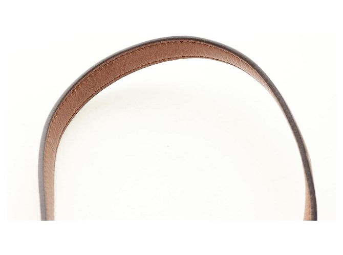 Borsa a mano Miu Miu Side Ribbon in pelle 2way Brown Gold Auth bs35815V Marrone D'oro - vista 14