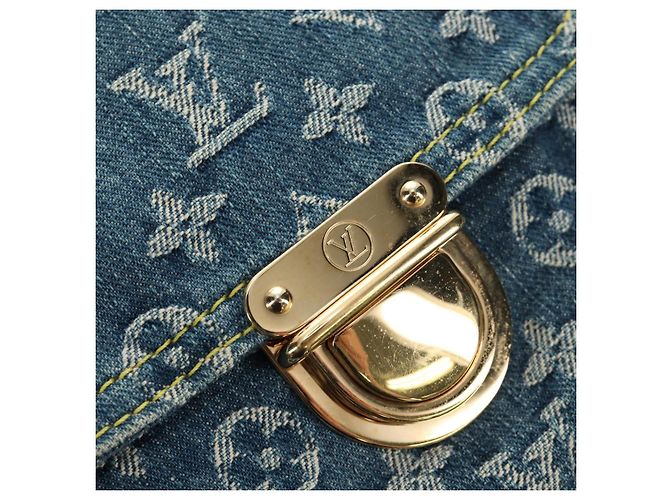 LOUIS VUITTON Borsa Monogram Denim Blu M95018 LV Auth 189186SAV - vista 17