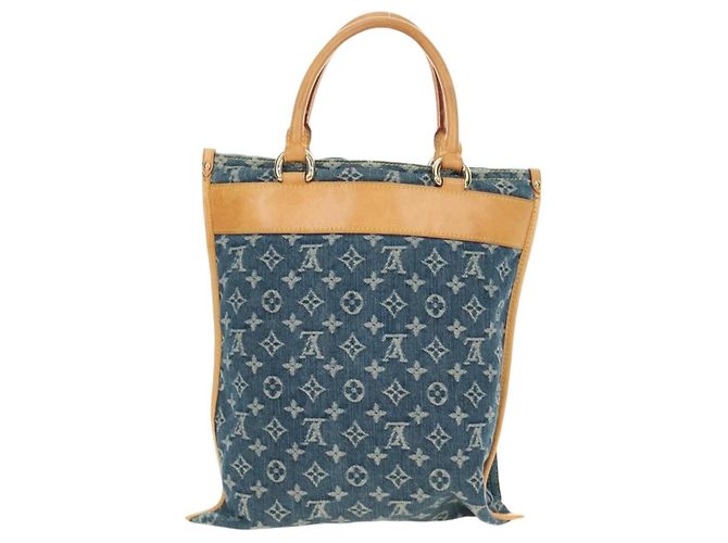 LOUIS VUITTON Borsa Monogram Denim Blu M95018 LV Auth 189186SAV - vista 2