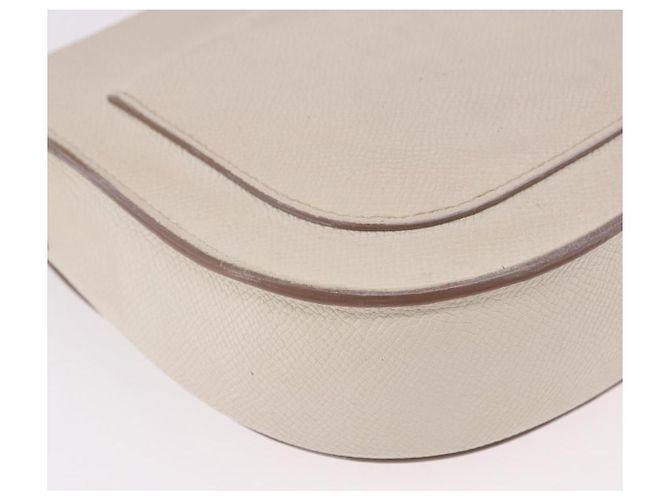 Céline Borsa a tracolla CELINE in pelle bianco oro autentica 189953 D'oro - vista 15