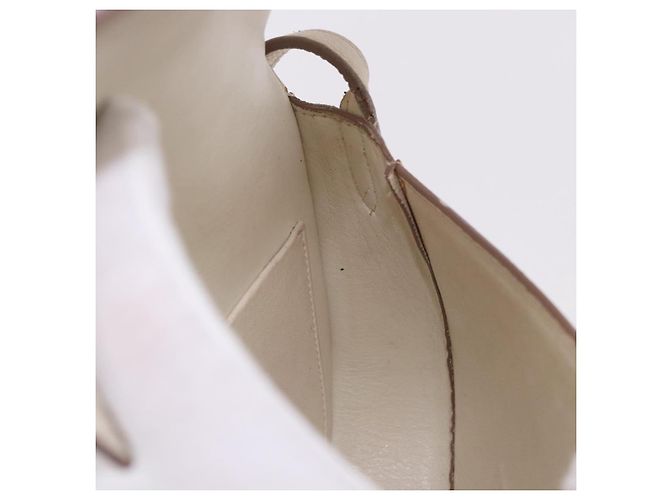 Céline Borsa a tracolla CELINE in pelle bianco oro autentica 189953 D'oro - vista 18