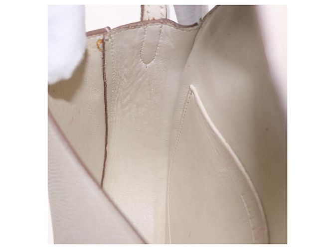 Céline Borsa a tracolla CELINE in pelle bianco oro autentica 189953 D'oro - vista 19
