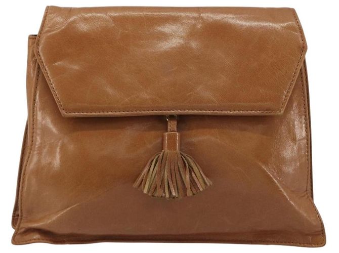 Borsa a Spalla BOTTEGA VENETA in Pelle Marrone Oro Auth bs35782 D'oro - vista 13