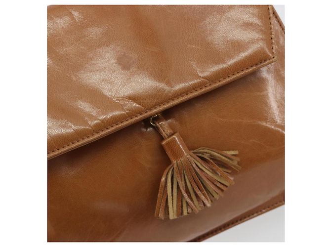 Borsa a Spalla BOTTEGA VENETA in Pelle Marrone Oro Auth bs35782 D'oro - vista 17