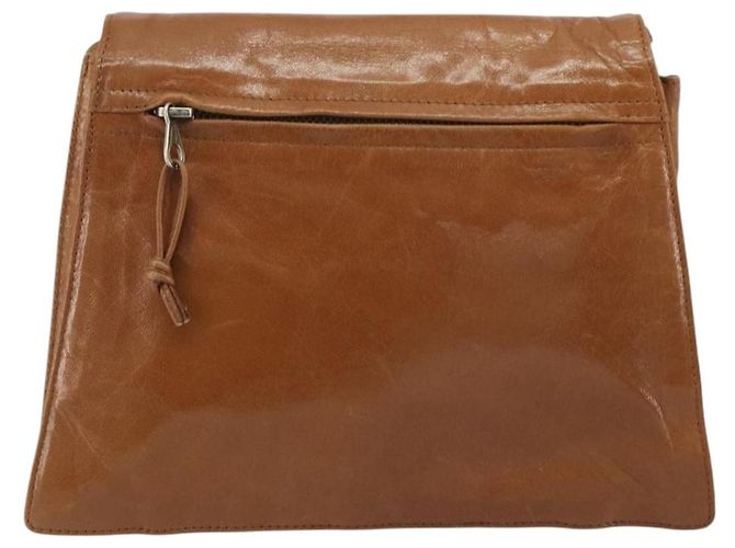 Borsa a Spalla BOTTEGA VENETA in Pelle Marrone Oro Auth bs35782 D'oro - vista 2
