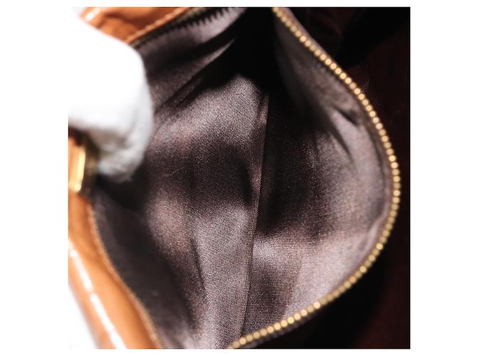 Borsa a Spalla BOTTEGA VENETA in Pelle Marrone Oro Auth bs35782 D'oro - vista 21