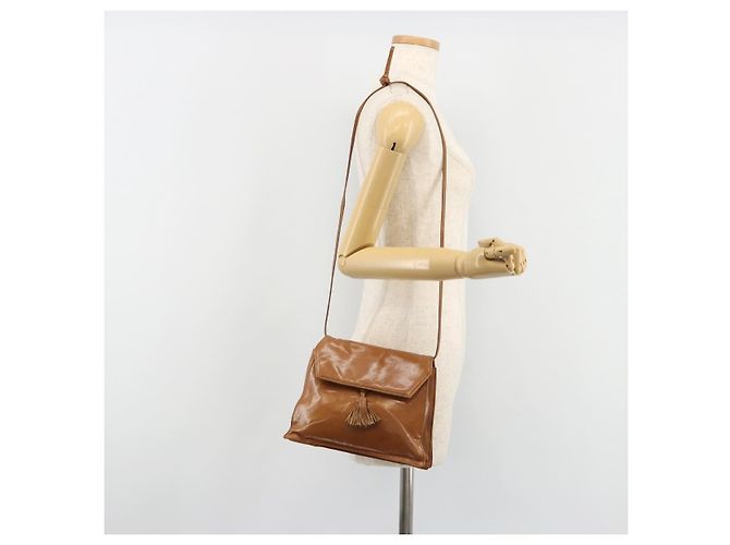 Borsa a Spalla BOTTEGA VENETA in Pelle Marrone Oro Auth bs35782 D'oro - vista 23
