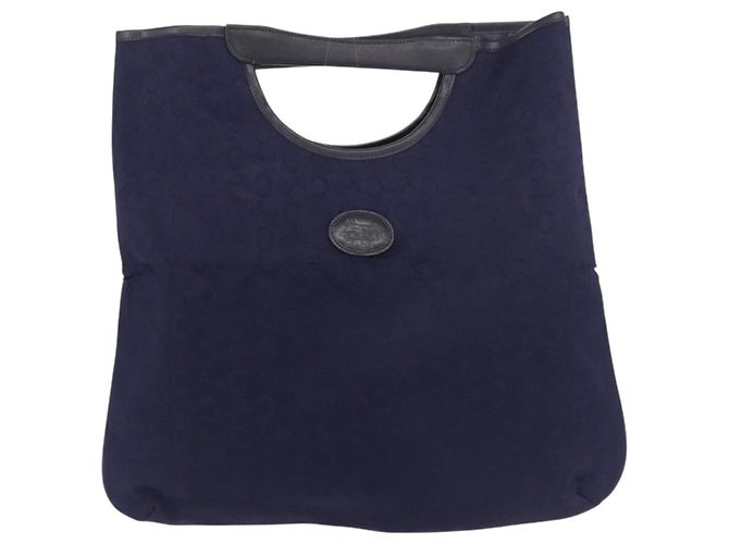 Céline Borsa CELINE C Sulky in tela Navy Auth 189917A Blu navy - vista 13