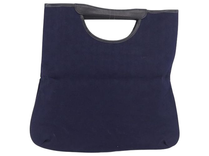 Céline Borsa CELINE C Sulky in tela Navy Auth 189917A Blu navy - vista 2