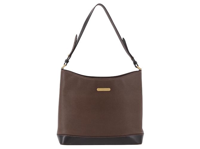 Borsa a Spalla BURBERRY in Pelle Marrone Oro Auth 189965 D'oro - vista 13