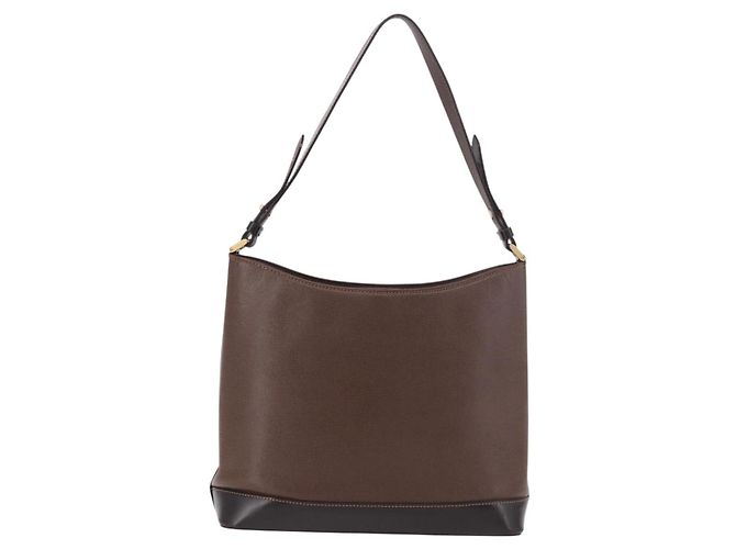 Borsa a Spalla BURBERRY in Pelle Marrone Oro Auth 189965 D'oro - vista 2