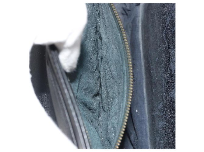 Céline Borsa a Spalla CELINE in Pelle Nera e Oro Auth mr2534 Nero D'oro - vista 12