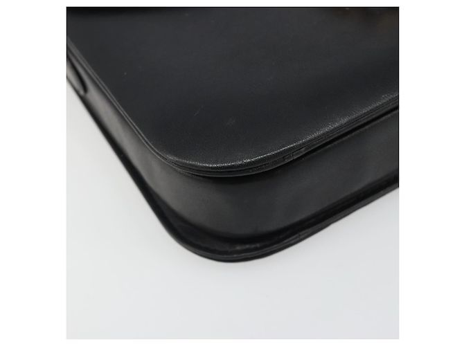 Céline Borsa a Spalla CELINE in Pelle Nera e Oro Auth mr2534 Nero D'oro - vista 15