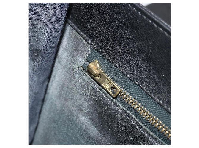 Céline Borsa a Spalla CELINE in Pelle Nera e Oro Auth mr2534 Nero D'oro - vista 22